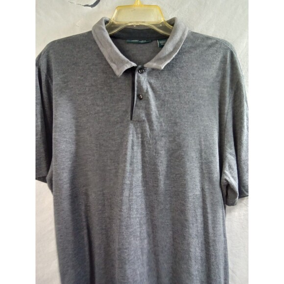 Perry Ellis Mens Large Gray Polo Shirt - Picture 3 of 11
